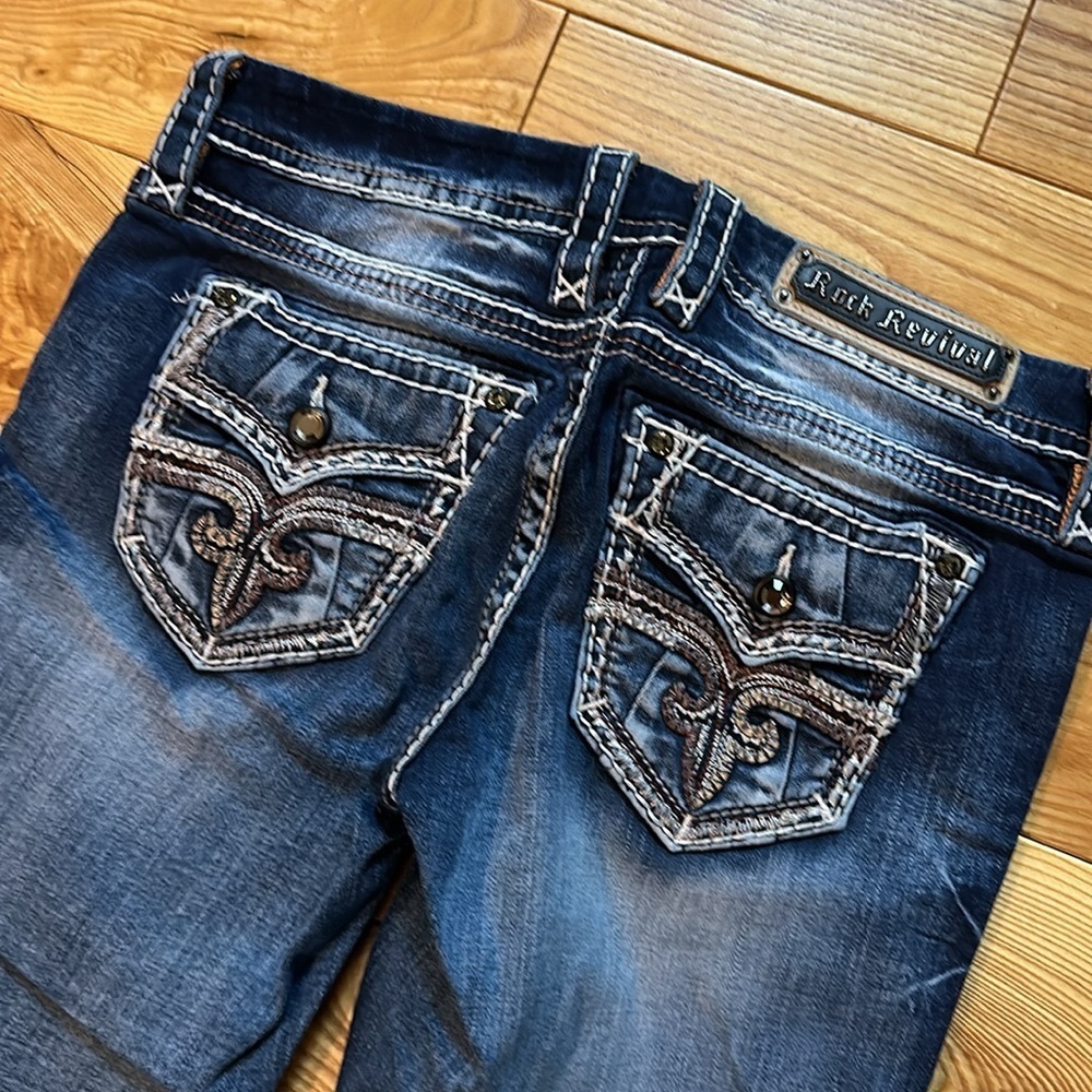 Rock Revival “Linne” Easy Crop, Sz 28